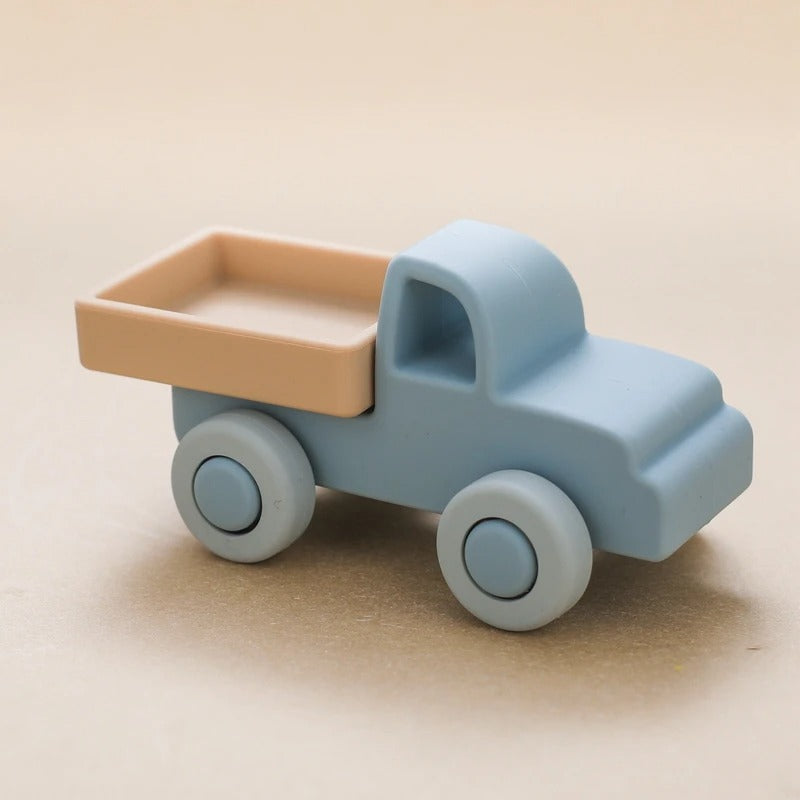 voiture-bebe-silicon-camionnette-bleue